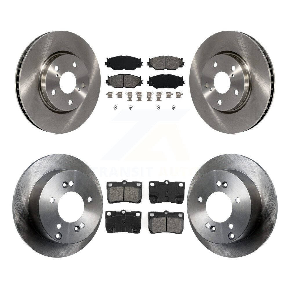 Kit de disques de frein à disque avant et arrière et plaquettes semi-métalliques pour Lexus IS250