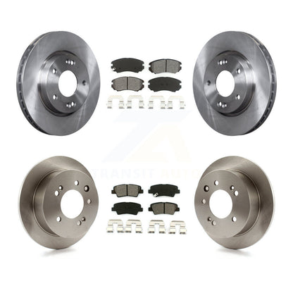 Kit de rotor de frein avant et arrière et plaquettes semi-métalliques pour Hyundai Elantra à partir de 03 23 1