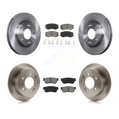 Kit de rotors de frein à disque avant et arrière et plaquettes semi-métalliques pour Hyundai Elantra