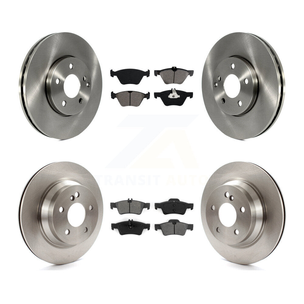 Kit de disques de frein avant et arrière et plaquettes semi-métalliques pour Mercedes-Benz E320 AW 04-05