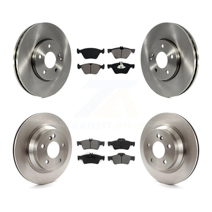 Kit de disques de frein avant et arrière et plaquettes semi-métalliques pour Mercedes-Benz E320 AW 04-05