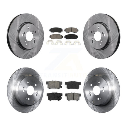 Kit de rotors de frein à disque avant et arrière et plaquettes semi-métalliques pour Acura RDX K8S-10134