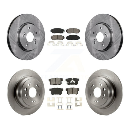 Kit de Rotor de frein à disque avant et arrière et plaquettes semi-métalliques pour Honda Accord Crosstou