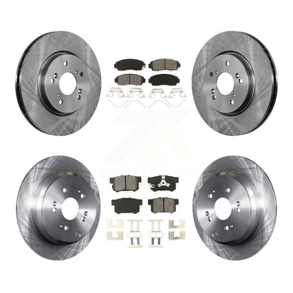 Rotor de frein à disque avant et arrière et Kit de plaquettes semi-métalliques pour Honda CR-V AW 2012 – 2016
