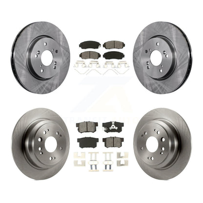 Kit de rotor de frein à disque avant et arrière et plaquettes semi-métalliques pour Honda Crosstour Accor