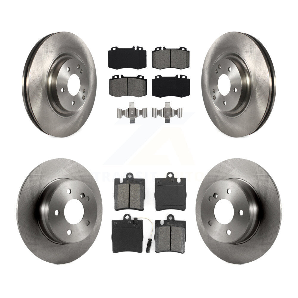 Kit de plaquettes de frein semi-métalliques pour rotors de frein avant et arrière, pour Mercedes-Benz C230 SLK350 C32