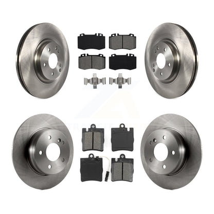 Kit de plaquettes de frein semi-métalliques pour rotors de frein avant et arrière, pour Mercedes-Benz C230 SLK350 C32