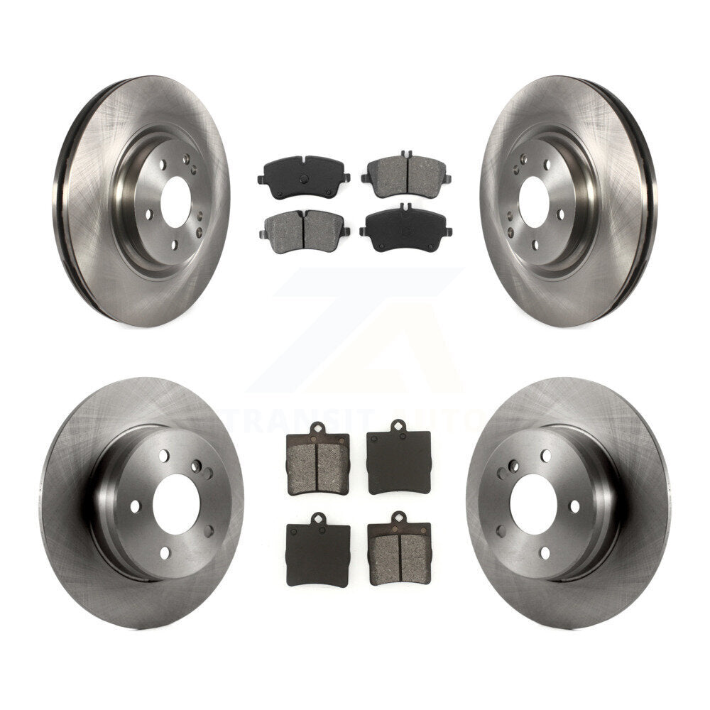 Kit de disques de frein à disque avant et arrière et plaquettes semi-métalliques pour Mercedes-Benz SLK28