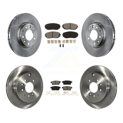 Rotors de frein avant arrière et Kit de plaquettes semi-métalliques pour Mazda CX-7 Ford Edge Lincol
