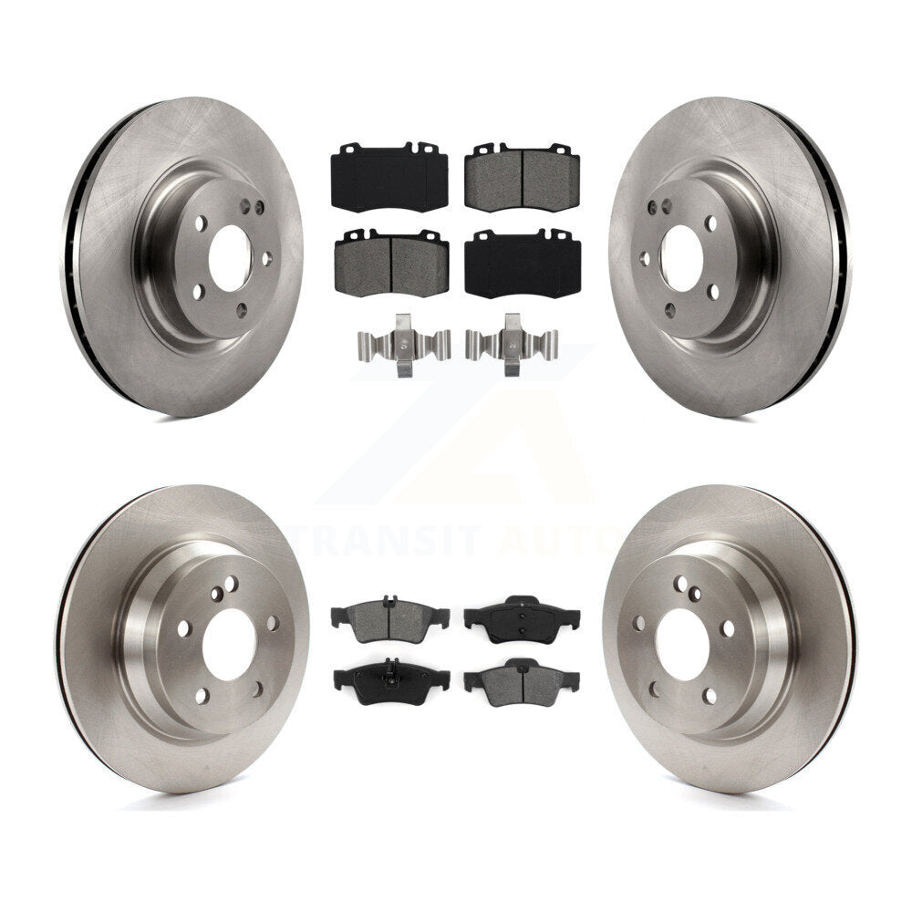 Kit de rotor de frein avant et arrière et plaquettes semi-métalliques pour Mercedes-Benz CLS550 CLS50