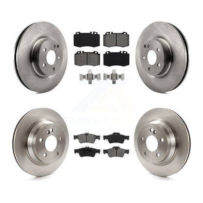 Kit de rotor de frein avant et arrière et plaquettes semi-métalliques pour Mercedes-Benz CLS550 CLS50