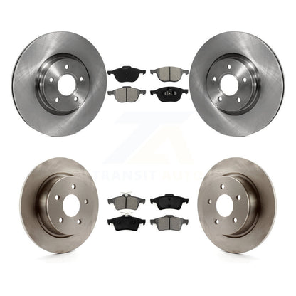Kit de disques de frein à disque avant et arrière et plaquettes semi-métalliques pour Ford Transit Connect