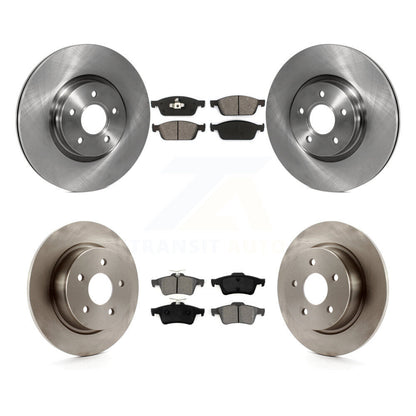 Kit de rotor de frein avant et arrière et plaquettes semi-métalliques pour Ford Escape Transit Connect
