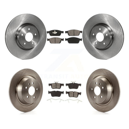 Rotors de frein à disque avant et arrière et Kit de plaquettes semi-métalliques pour Ford Escape Lincoln MK