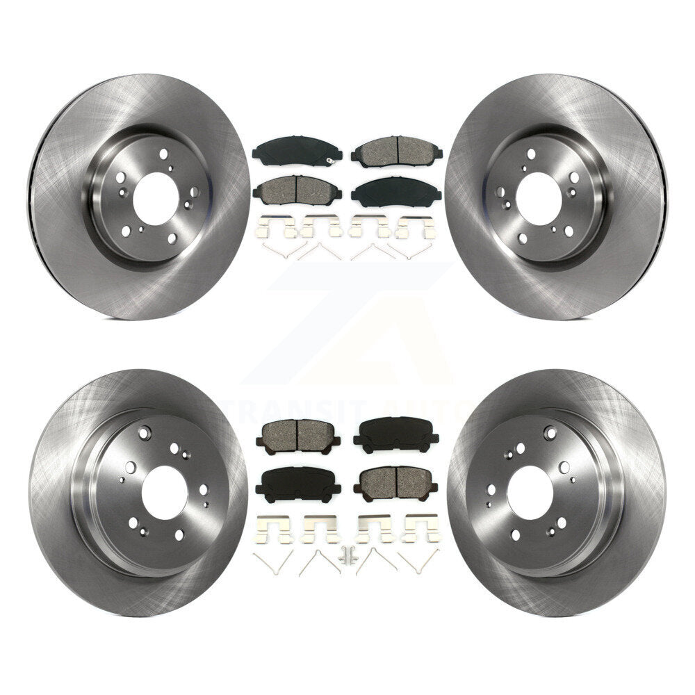 Kit de plaquettes de frein à disque semi-métalliques avant et arrière, pour Honda Pilot Acura MDX ZD