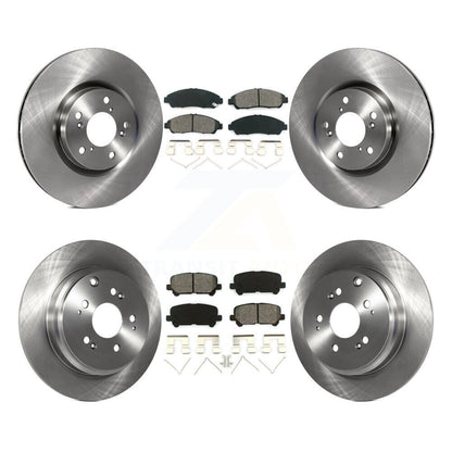 Kit de plaquettes de frein à disque semi-métalliques avant et arrière, pour Honda Pilot Acura MDX ZD