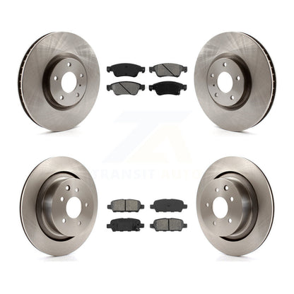 Kit de rotors de frein à disque avant et arrière et plaquettes semi-métalliques pour INFINITI G35 Q60