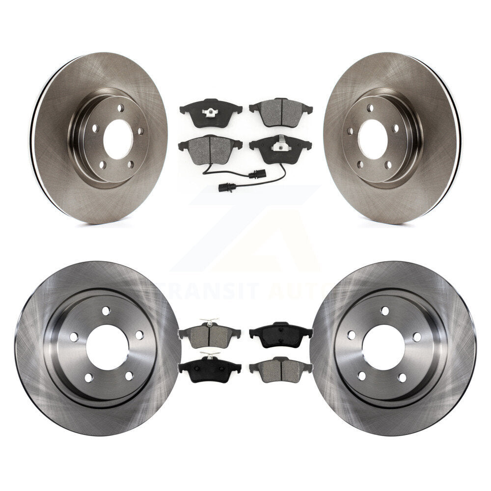 Kit de disques de frein à disque avant et arrière et plaquettes semi-métalliques pour Mazda 3 K8S-101364