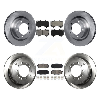 Kit de rotor de frein avant et arrière et plaquettes semi-métalliques pour Toyota Tundra Sequoia Lexu