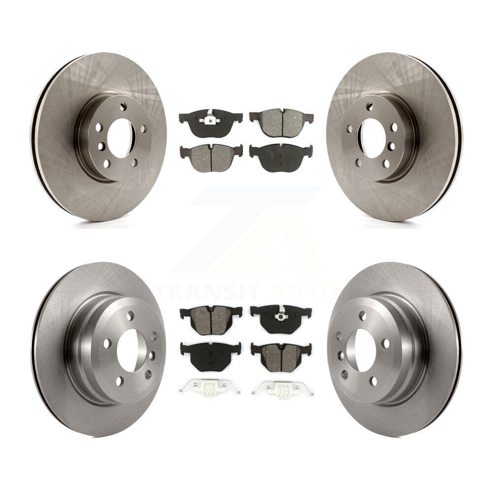 Kit de rotors de frein à disque avant et arrière et plaquettes semi-métalliques pour BMW X5 X6 K8S-10136