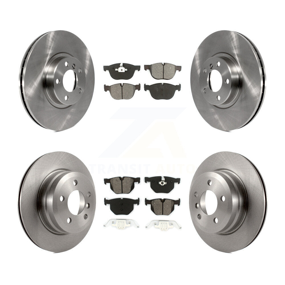Kit de rotors de frein à disque avant et arrière et plaquettes semi-métalliques pour BMW X5 X6 K8S-10136
