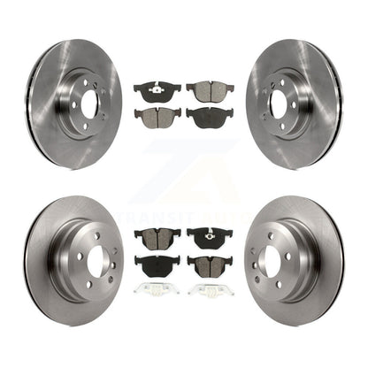 Kit de rotors de frein à disque avant et arrière et plaquettes semi-métalliques pour BMW X5 X6 K8S-10136
