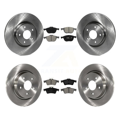 Rotors de frein à disque avant et arrière et Kit de plaquettes semi-métalliques pour Volvo S40 C30 V50 C7