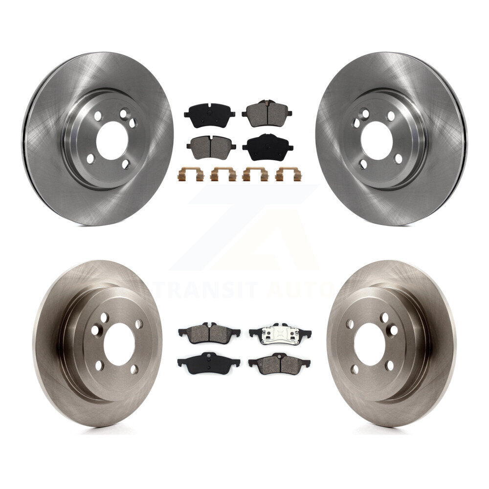 Kit de disques de frein à disque avant et arrière et plaquettes semi-métalliques pour Mini Cooper