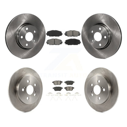 Kit de rotor de frein avant et arrière et plaquettes semi-métalliques pour Toyota Corolla Matrix Pontia