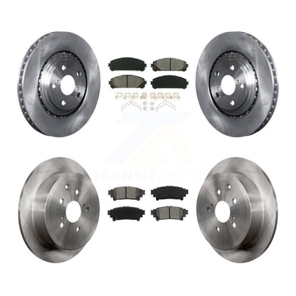 Kit de plaquettes de frein semi-métalliques pour Rotors de frein avant et arrière, pour Toyota Sienna Highlander Lexu