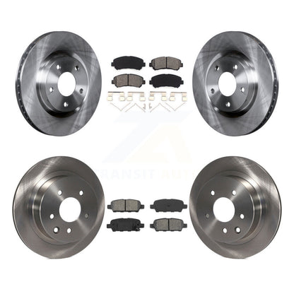 Kit de disques de frein à disque avant et arrière et plaquettes semi-métalliques pour Nissan Rogue Select
