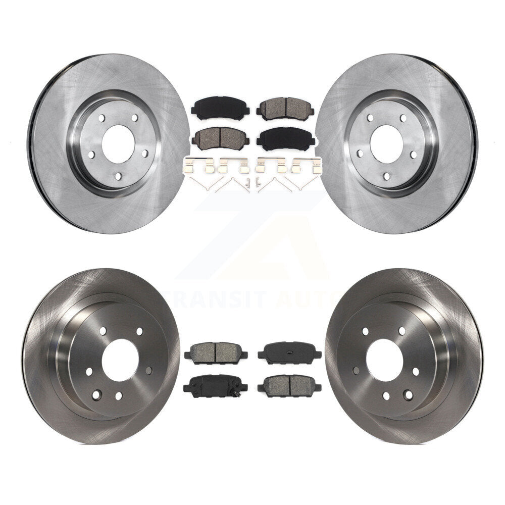 Kit de plaquettes de frein semi-métalliques pour rotors de frein avant et arrière, pour Nissan Juke Nismo R 2014 – 2017