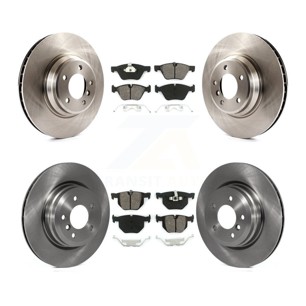 Kit de disques de frein à disque avant et arrière et plaquettes semi-métalliques pour BMW 335xi 2007