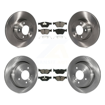 Kit de rotors de frein à disque avant et arrière et plaquettes semi-métalliques pour BMW 328xi K8S-10140