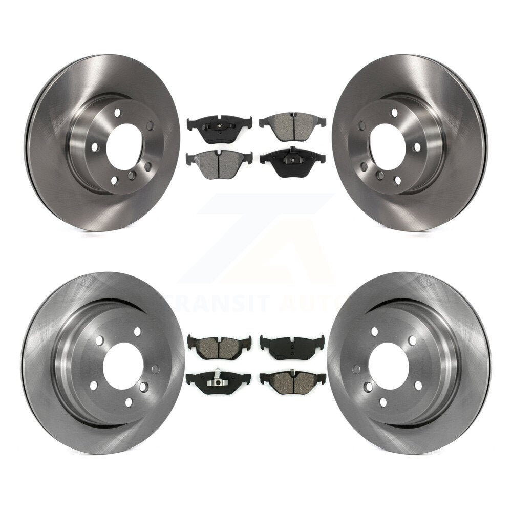 Rotor de frein à disque avant et arrière et Kit de plaquettes semi-métalliques pour BMW 328i xDrive X1 328x