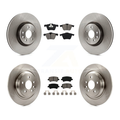 Kit de rotors de frein à disque avant et arrière et plaquettes semi-métalliques pour Volvo S60 V70