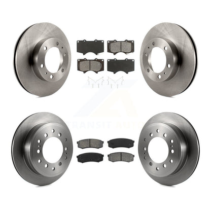 Rotors de frein à disque avant et arrière, Kit de plaquettes semi-métalliques pour Toyota 4Runner FJ Cruise