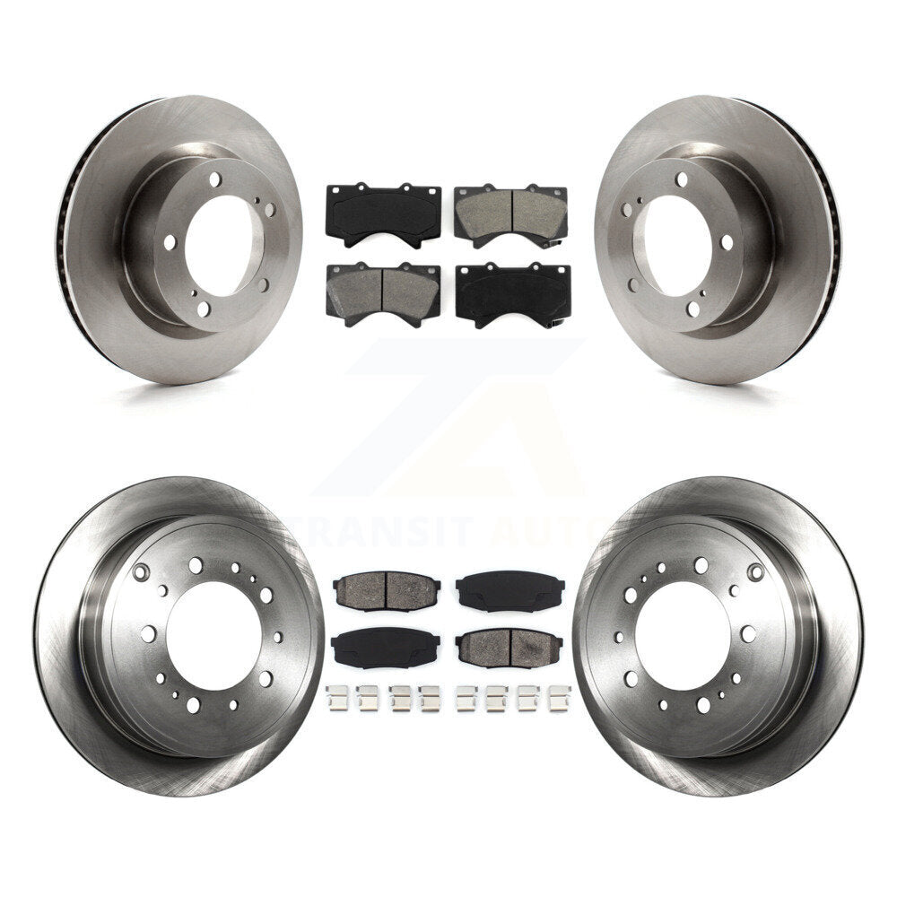 Kit de plaquettes semi-métalliques de Rotor de frein avant et arrière, pour Lexus LX570 Toyota Land Cruise