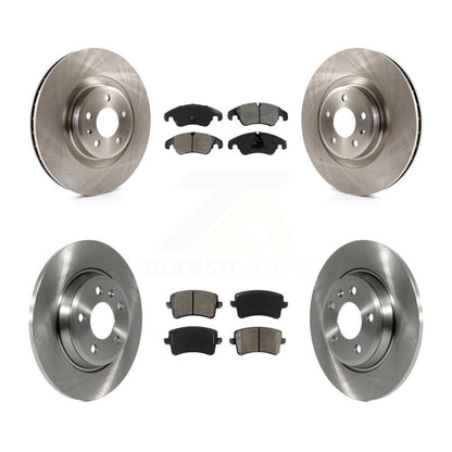 Kit de disques de frein à disque avant et arrière et plaquettes semi-métalliques pour Audi Q5 K8S-101414