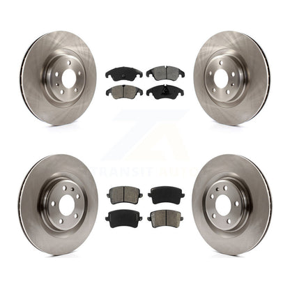 Kit de rotors de frein à disque avant et arrière et plaquettes semi-métalliques pour Audi Q5 S4 S5