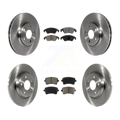 Rotors de frein à disque avant et arrière et Kit de plaquettes semi-métalliques pour Audi Q5 A4 Quattro A