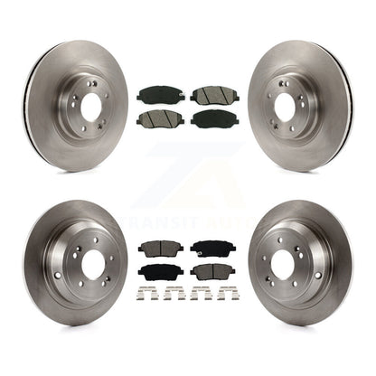 Rotors de frein à disque avant et arrière, Kit de plaquettes semi-métalliques pour Hyundai Genesis 2012 3.8
