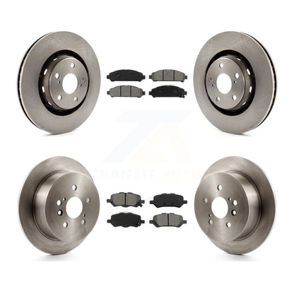 Kit de rotor de frein à disque avant et arrière et plaquettes semi-métalliques pour Toyota Venz 2009-2016