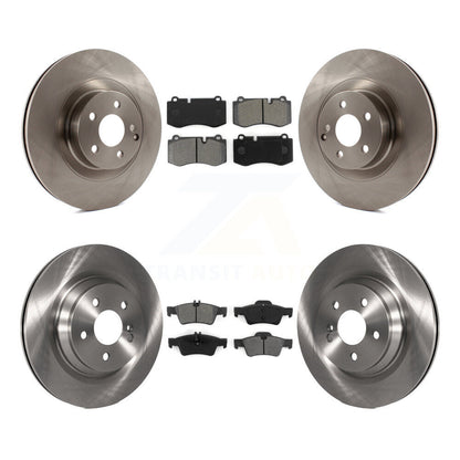 Kit de rotor de frein avant et arrière et plaquettes semi-métalliques pour Mercedes-Benz S550 S450 SL55