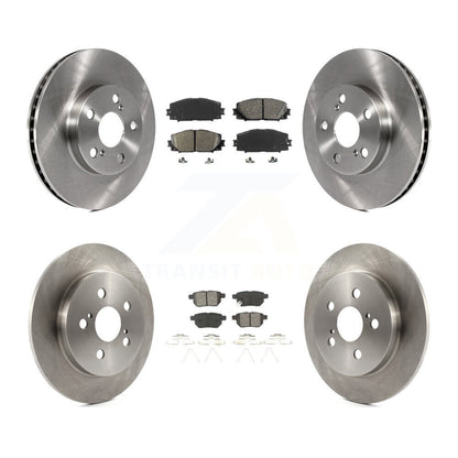 Rotors de frein à disque avant et arrière, Kit de plaquettes semi-métalliques pour Toyota Prius Lexus CT200