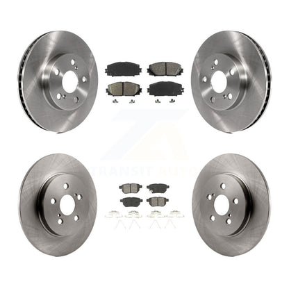 Kit de disques de frein à disque avant et arrière et plaquettes semi-métalliques pour Lexus CT200h