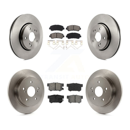 Kit de rotor de frein à disque avant et arrière et plaquettes semi-métalliques pour Suzuki Kizash 2010-2013