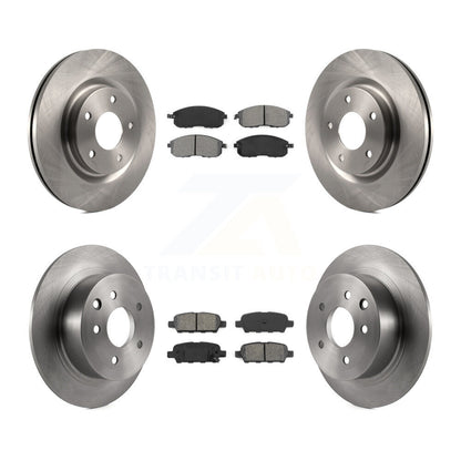 Kit de rotors de frein à disque avant et arrière et plaquettes semi-métalliques pour Nissan Sentra Juke