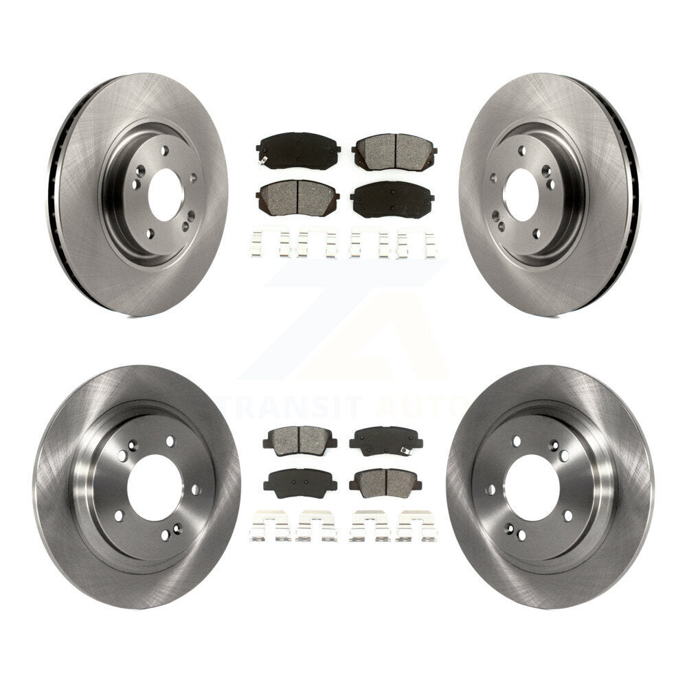 Kit de plaquettes semi-métalliques de Rotor de frein à disque avant et arrière, pour Hyundai Sonata Kia Cadenz