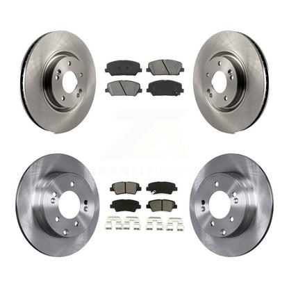 Kit de rotors de frein à disque avant et arrière et plaquettes semi-métalliques pour Kia Optima 2.0L